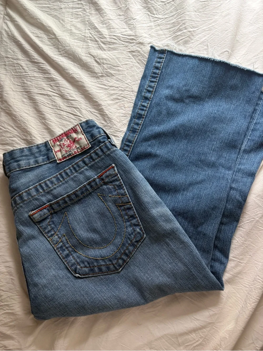 True Religion Cut Capris - Picture 1 of 6